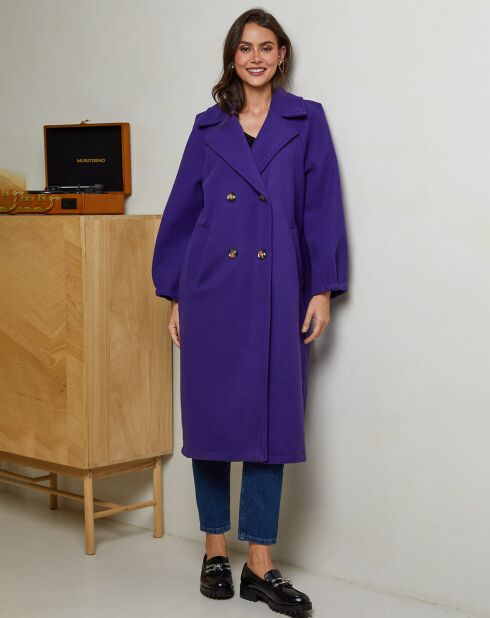 Manteau Pauline violet