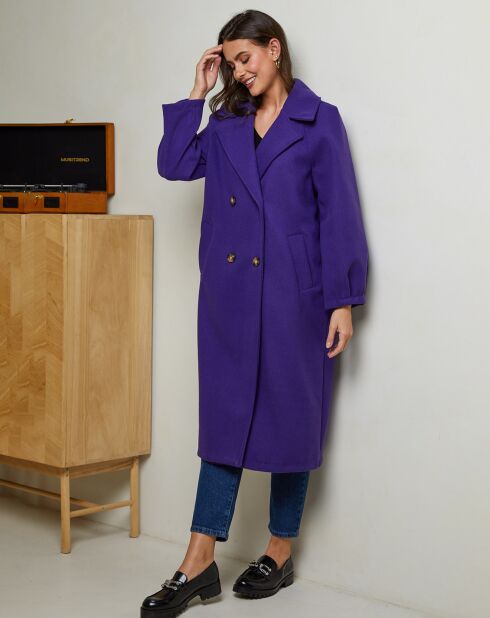 Manteau Pauline violet