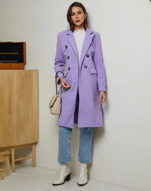 Manteau Jade lilas