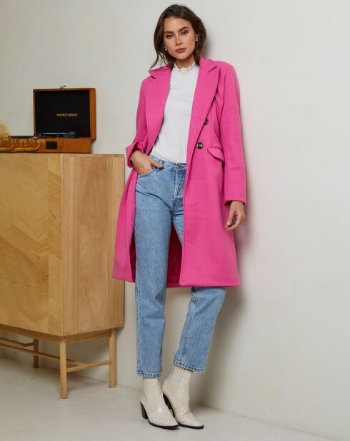 Manteau Jade rose barbie