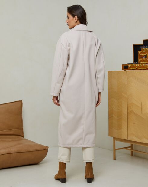 Beige jas Lucile