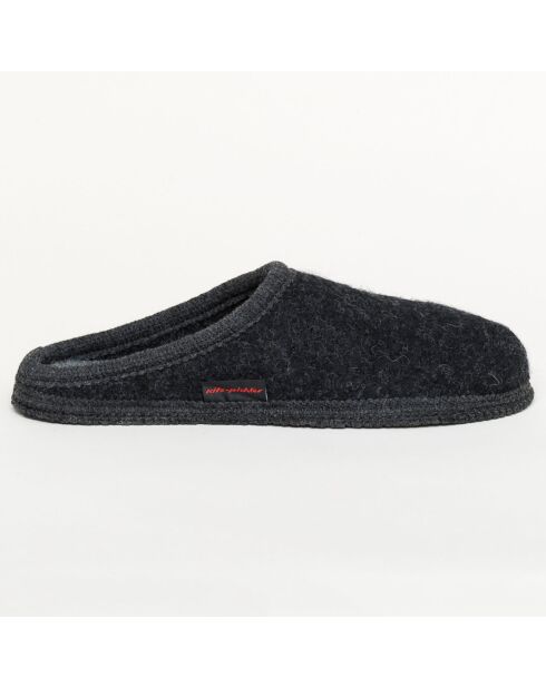 Chaussons en Laine Grainau noirs