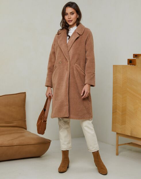 Manteau Jeanne camel