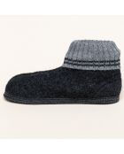 Chaussons en Laine Kauns gris