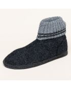 Chaussons en Laine Kauns gris