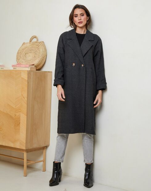 Manteau Marine anthracite