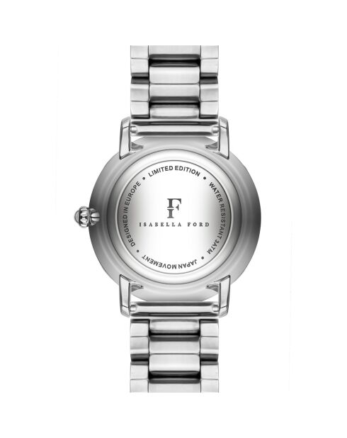 Montre Adore en Acier & Diamant argentée