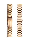 Montre Juliet en Acier & Diamant rose doré