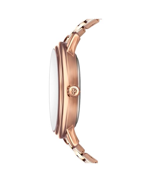 Montre Juliet en Acier & Diamant rose doré