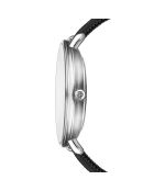 Montre Désirée en Acier & Diamants noire
