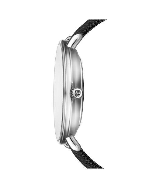 Montre Désirée en Acier & Diamants noire