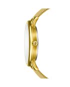 Montre Stella en Acier & Diamant dorée