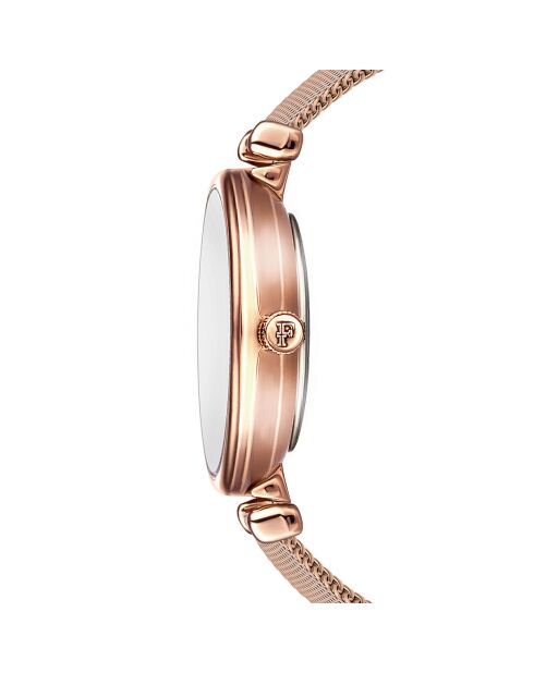 Montre Sophia en Acier & Diamant rose doré