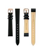 Montre Sophia en Cuir & Diamant noire
