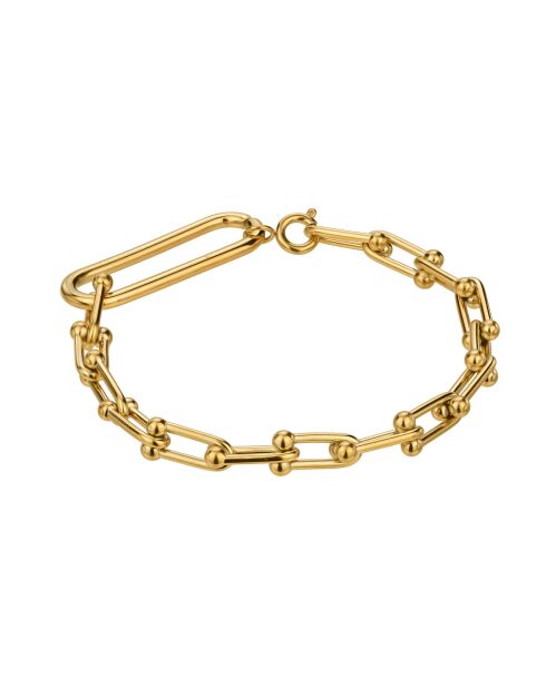 Bracelet Adelaine en Acier doré