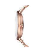 Montre Clémentine en Acier & Diamant rose doré