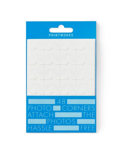 Set de coins pour Album Photos Printworks Blanc blanc  - 15x10x0.2cm