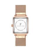 Montre Patricia en Acier & Diamant rose doré