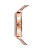 Montre Patricia en Acier & Diamant rose doré