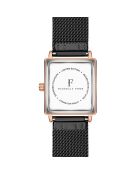 Montre Patricia en Acier & Diamant noire