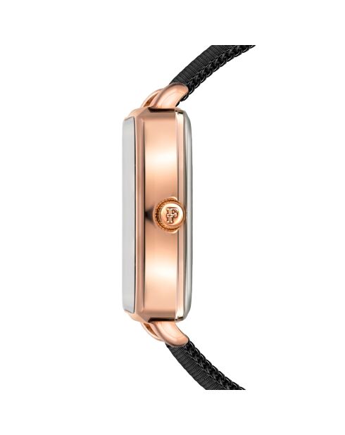 Montre Patricia en Acier & Diamant noire