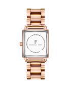 Montre Elisabeth en Acier & Diamant rose doré
