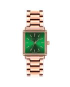 Montre Elisabeth en Acier & Diamant rose doré