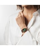 Montre Elisabeth en Acier & Diamant rose doré