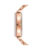 Montre Elisabeth en Acier & Diamant rose doré
