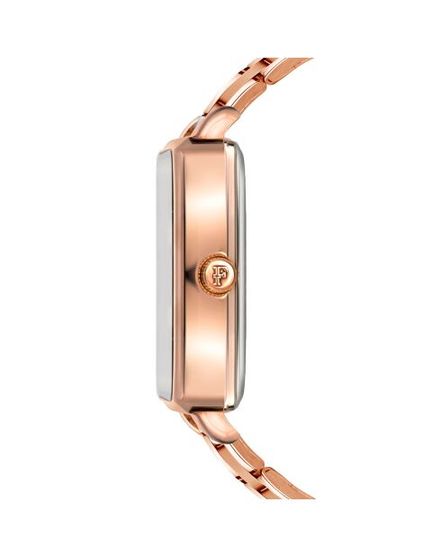 Montre Elisabeth en Acier & Diamant rose doré