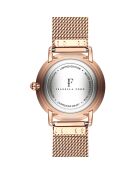Montre Mathilda en Acier & Diamant rose doré