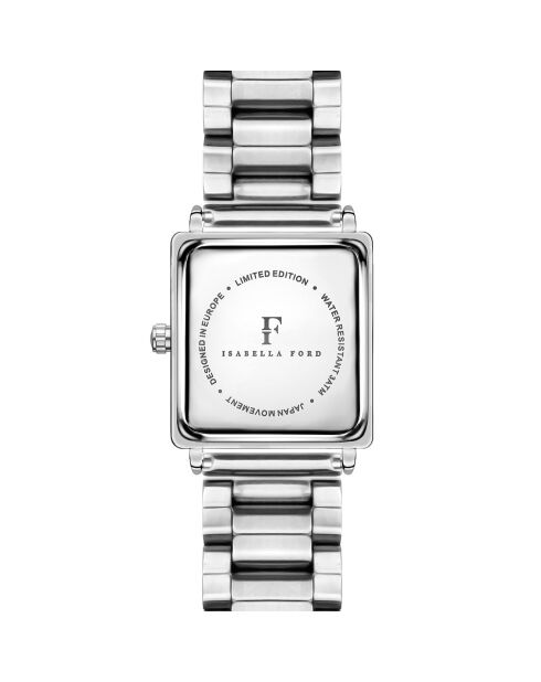 Montre Léa en Acier & Diamants argentée