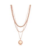 Collier Arielle en Acier rose doré