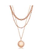 Collier Arielle en Acier rose doré