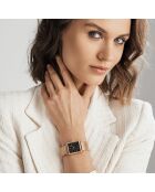 Montre Patricia en Acier & Diamant rose doré
