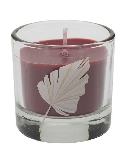 Adventskalender 24 Duftkerzen weiß/braun - 21,4x30,5x12 cm