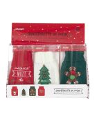3 Chaufferettes de poche Noël coloris aléatoire multicolore - 8x12.5x1 cm