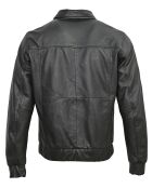 Veste en Cuir Yan noire