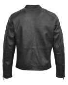 Veste en Cuir Gauthier noire