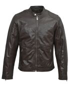 Veste en Cuir Gauthier marron