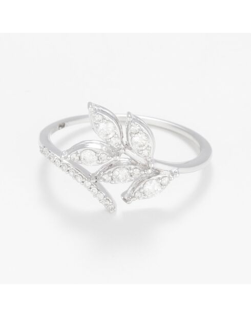 Izïa Diamantring aus 0,28 Karat Weißgold