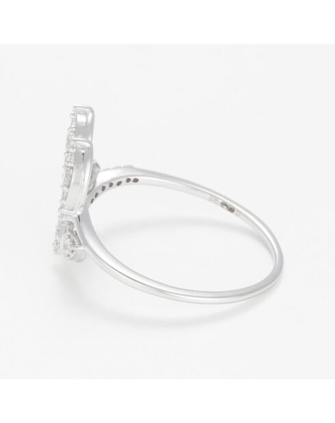 Izïa Diamantring aus 0,28 Karat Weißgold
