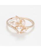 Bague Izïa Diamants 0.28 ct or jaune