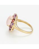 Aysel Diamantring 0,022 Karat und 5,16 Karat Mehrstein-Gelbgold