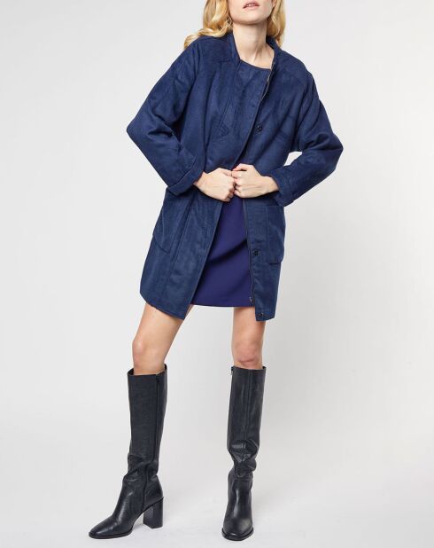 Manteau Livia ample marine