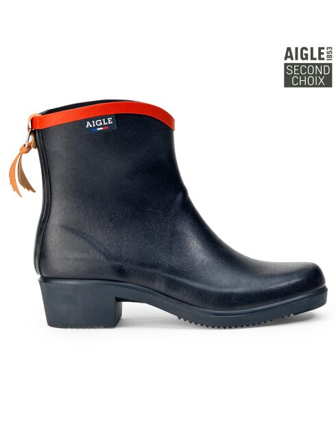 Botillons de pluie Juliette Bt2 Low Cut Second Choix marine/rouge