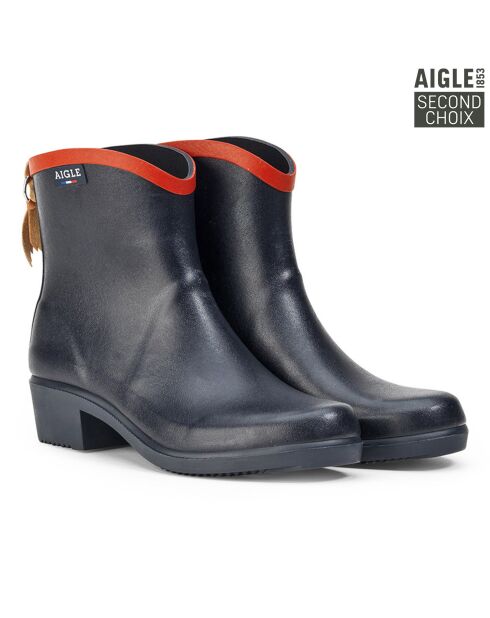 Botillons de pluie Juliette Bt2 Low Cut Second Choix marine/rouge