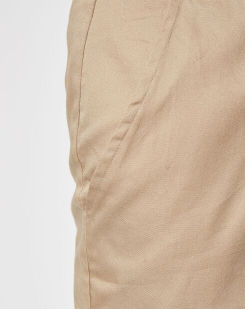 Pantaloni chino Palmito in cotone color sabbia