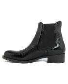 Chelsea Boots en Cuir Vernis Plutone noires