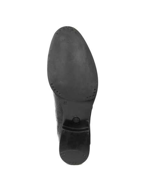 Chelsea Boots en Cuir Vernis Plutone noires